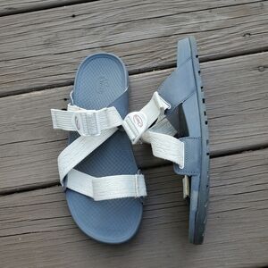Chaco Blue and White Women's Sandals